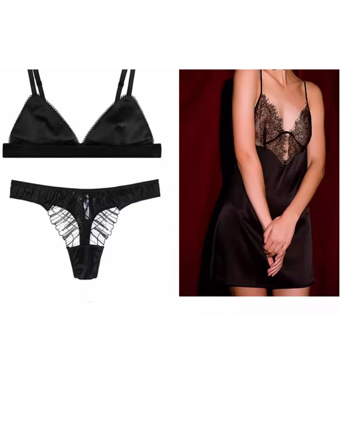 FEELITS 6A Grade Mulberry Silk Seamless Sexey Thong – Sheer Lace Elegance - FEELITS