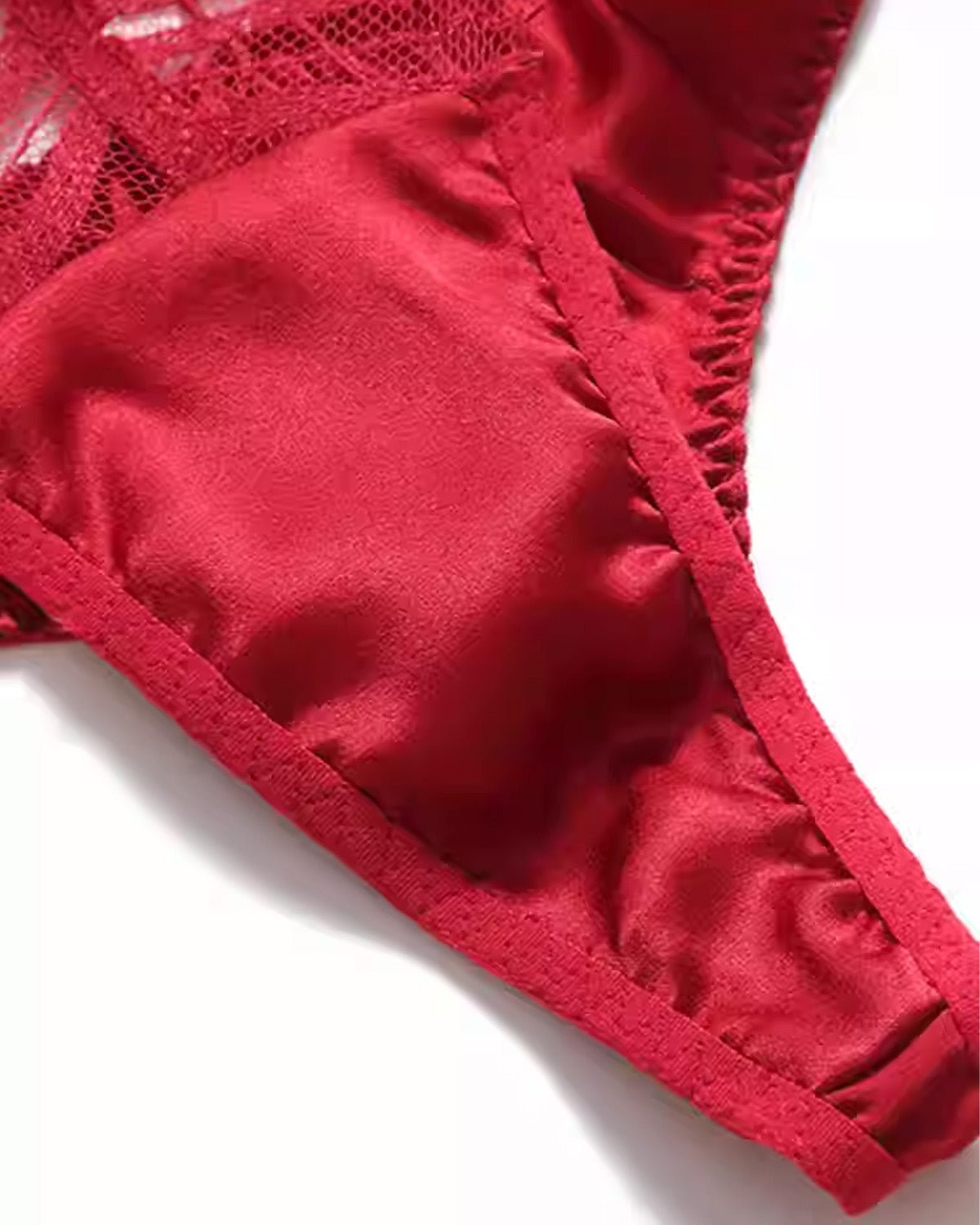 FEELITS 6A Mulberry Silk Sexy Lace Thong – Low - Rise Seamless T - Back Panties for Women - FEELITS