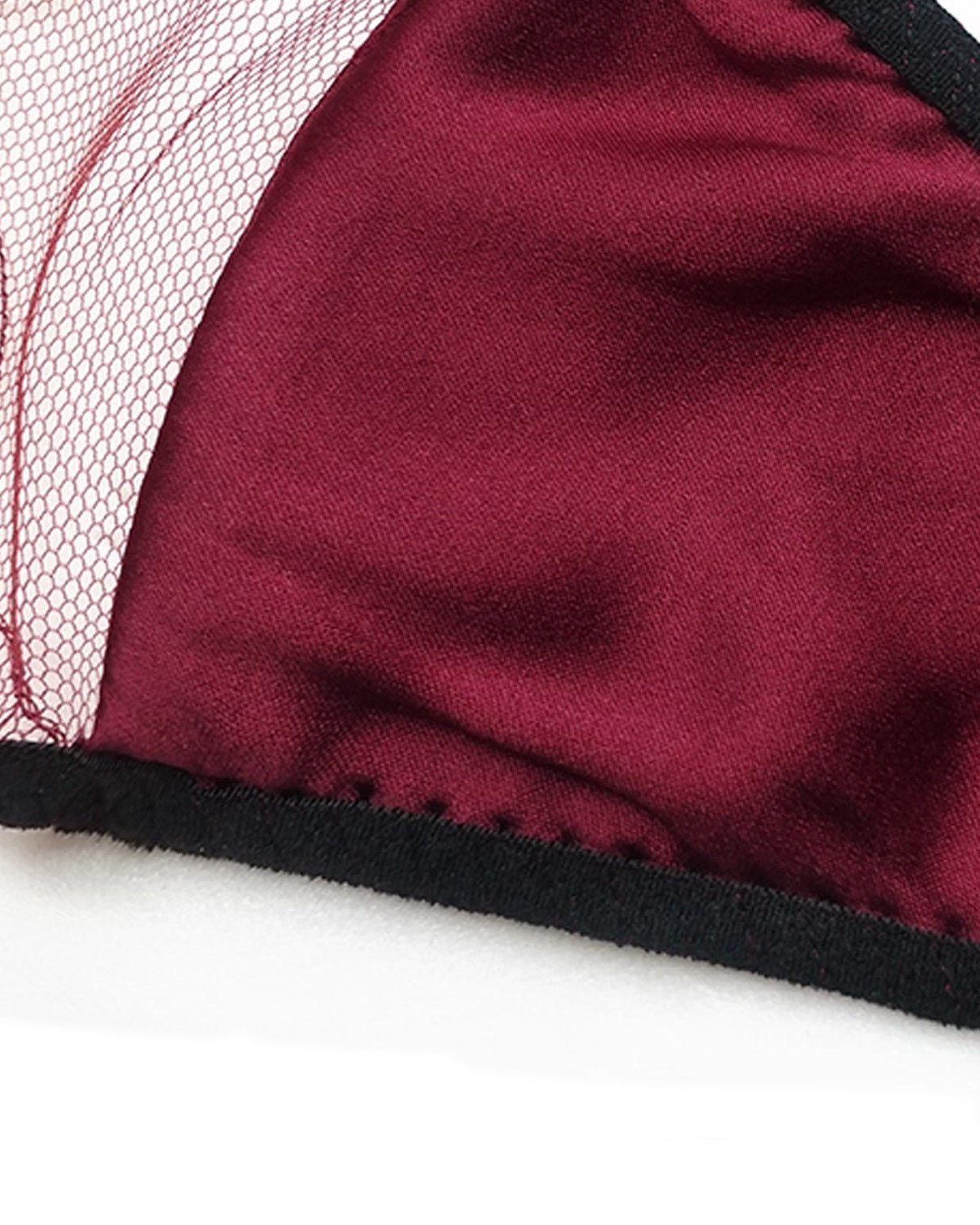 FEELITS 6A Mulberry Silk Thong Panties for Women – Sexy Lace Sheer Temptation - FEELITS