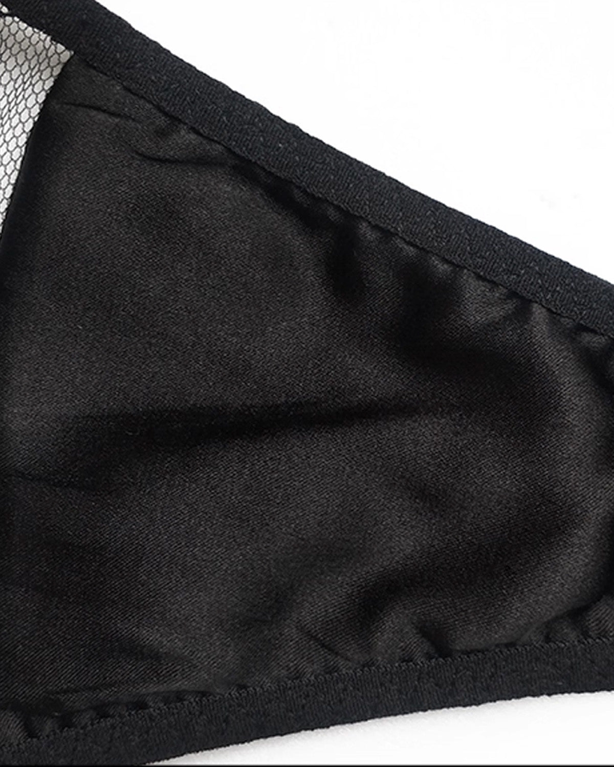 FEELITS 6A Mulberry Silk Thong Panties for Women – Sexy Lace Sheer Temptation - FEELITS