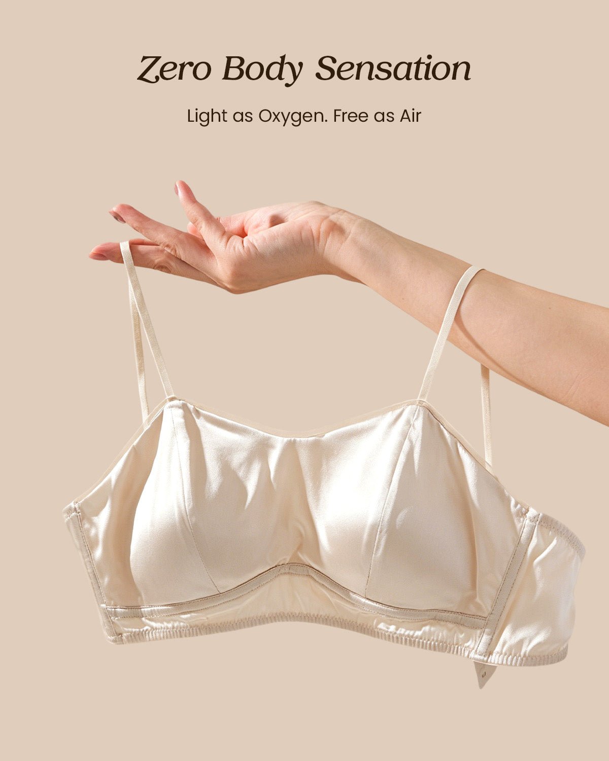 22 Momme Silk Padded Crop Top | FEELITS