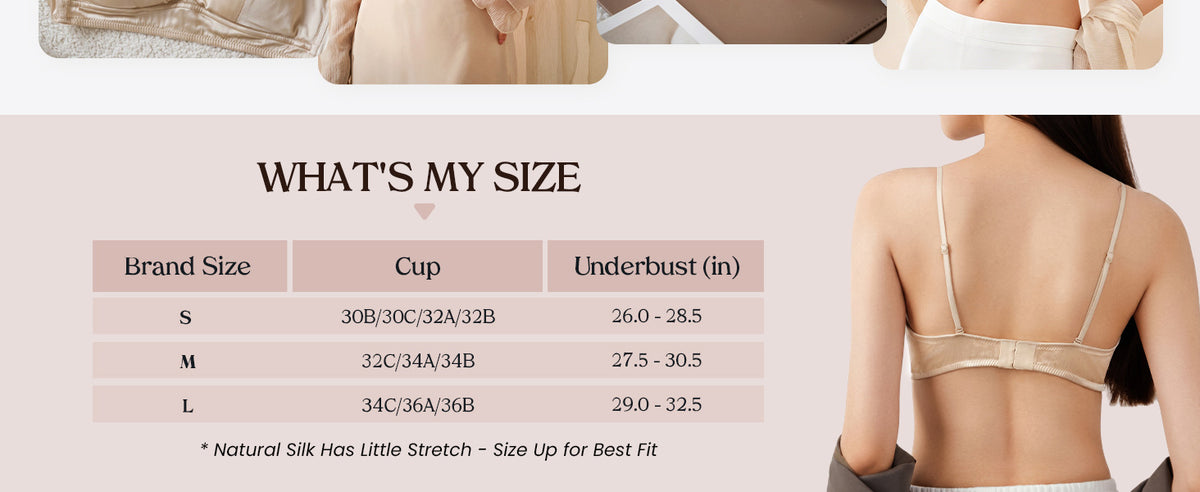 FEELITS BRA12 size guide