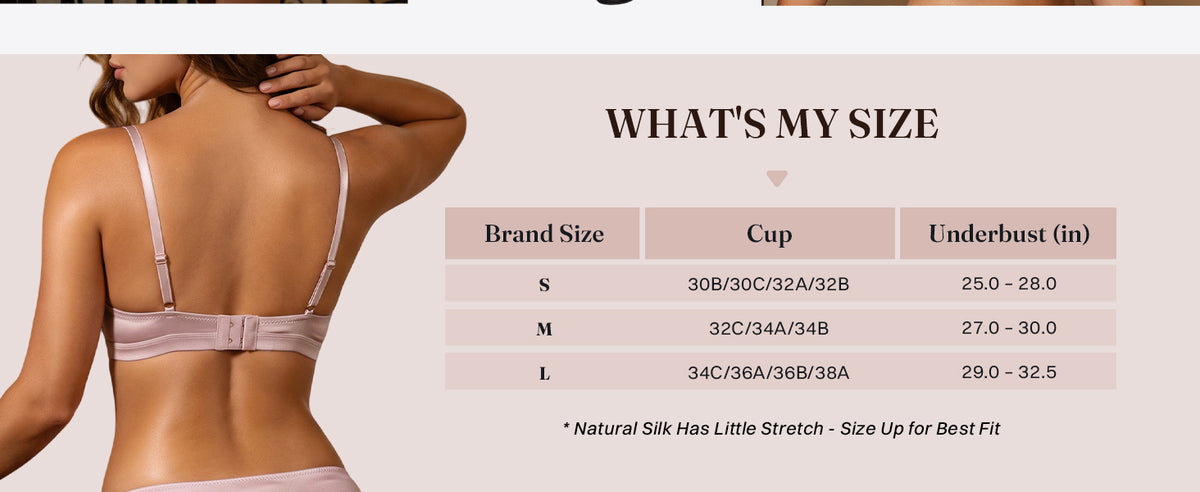 FEELITS BRA18 size guide
