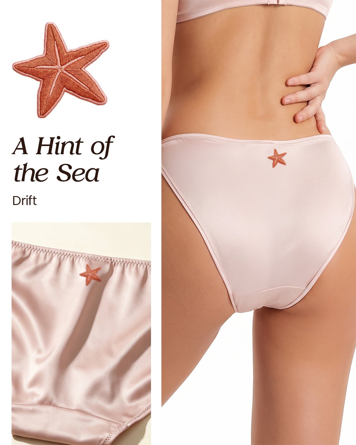 FEELITS KN06 Silk String Bikini Panties – 100% Mulberry Silk, Breathable & Ultra - Soft - FEELITS