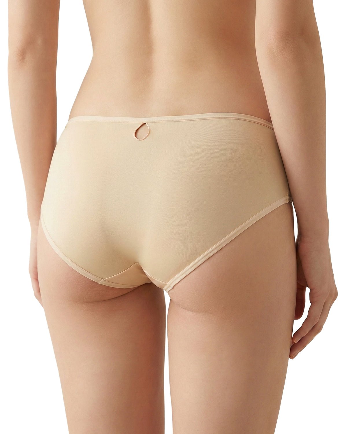 FEELITS KN28 Mulberry Silk Cut-Out Back Bikini Panties - FEELITS