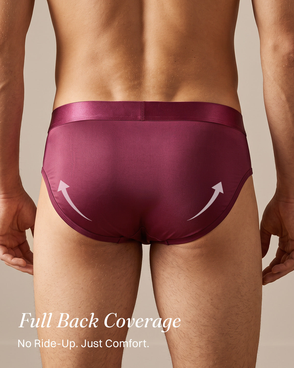 FEELITS KNM08 Slip de seda de morera para hombre – Ultrasuave, con abertura frontal