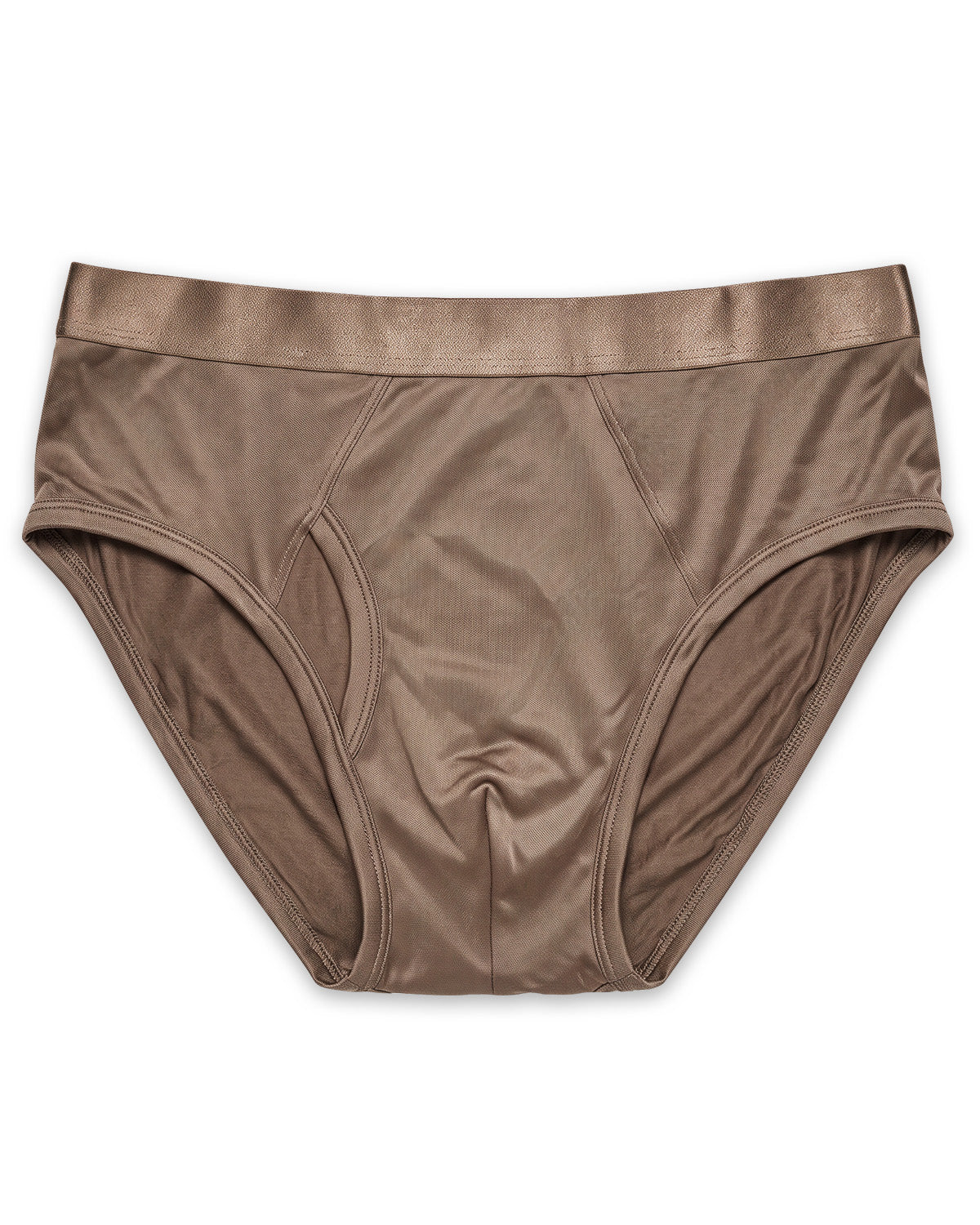FEELITS KNM08 Slip de seda de morera para hombre – Ultrasuave, con abertura frontal