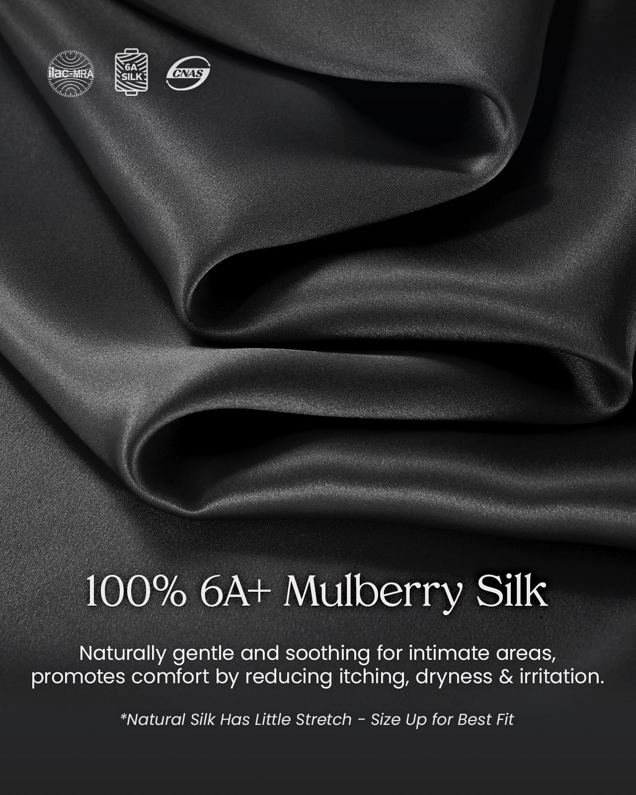 FEELITS Men's Mulberry Silk Thong – Ultra - Soft Breathable T - Back Underwear - FEELITS