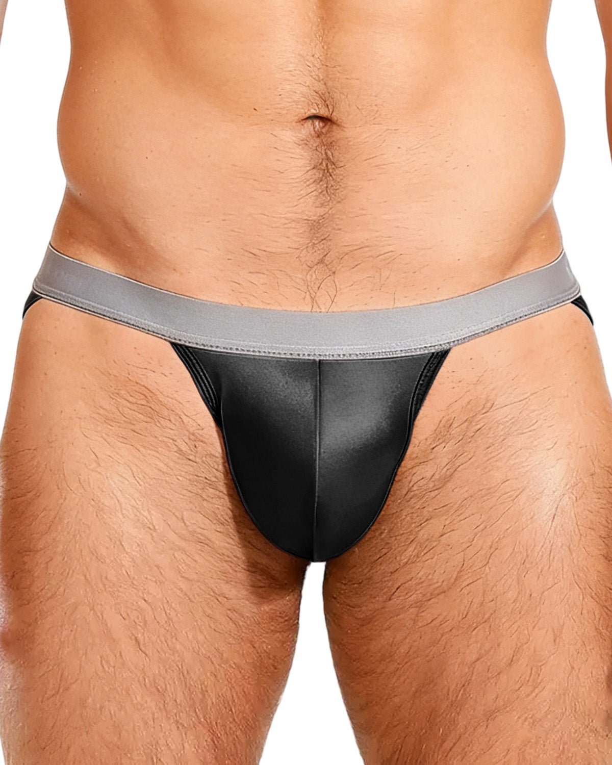 FEELITS Men's Silk Tanga Briefs – 100% Mulberry Silk Low - Rise Minimal Underwear - FEELITS