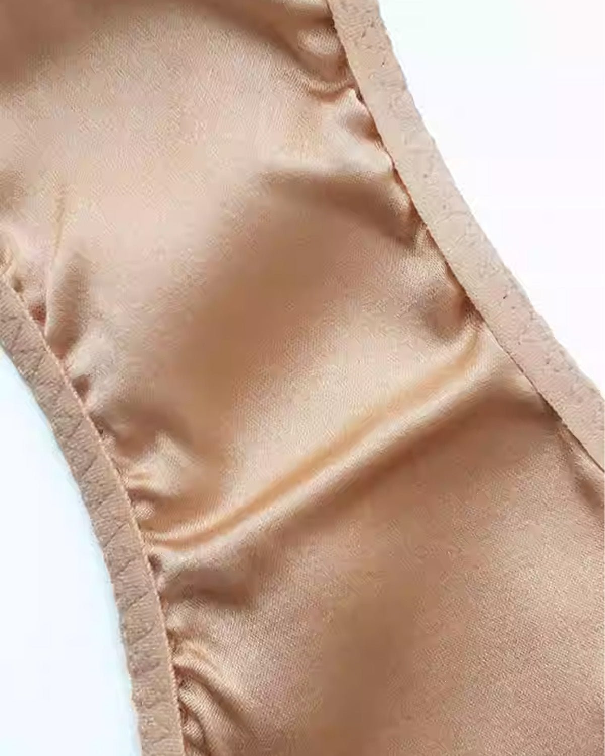 FEELITS Mulberry Silk & Lace Low - Rise Bikini Panties – Mulberry Silk, Sheer Strap Design with Adjustable Waist - FEELITS