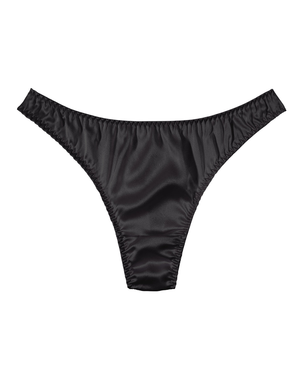 FEELITS Mulberry Silk Low - Rise Basic T - Back Thong Panties – 100% Mulberry Silk Lingerie for Women, Seamless, Comfortable & Elegant - FEELITS