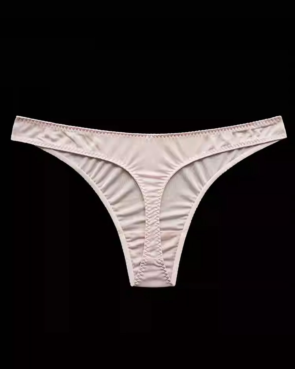 FEELITS Mulberry Silk Low - Rise Basic T - Back Thong Panties – 100% Mulberry Silk Lingerie for Women, Seamless, Comfortable & Elegant - FEELITS