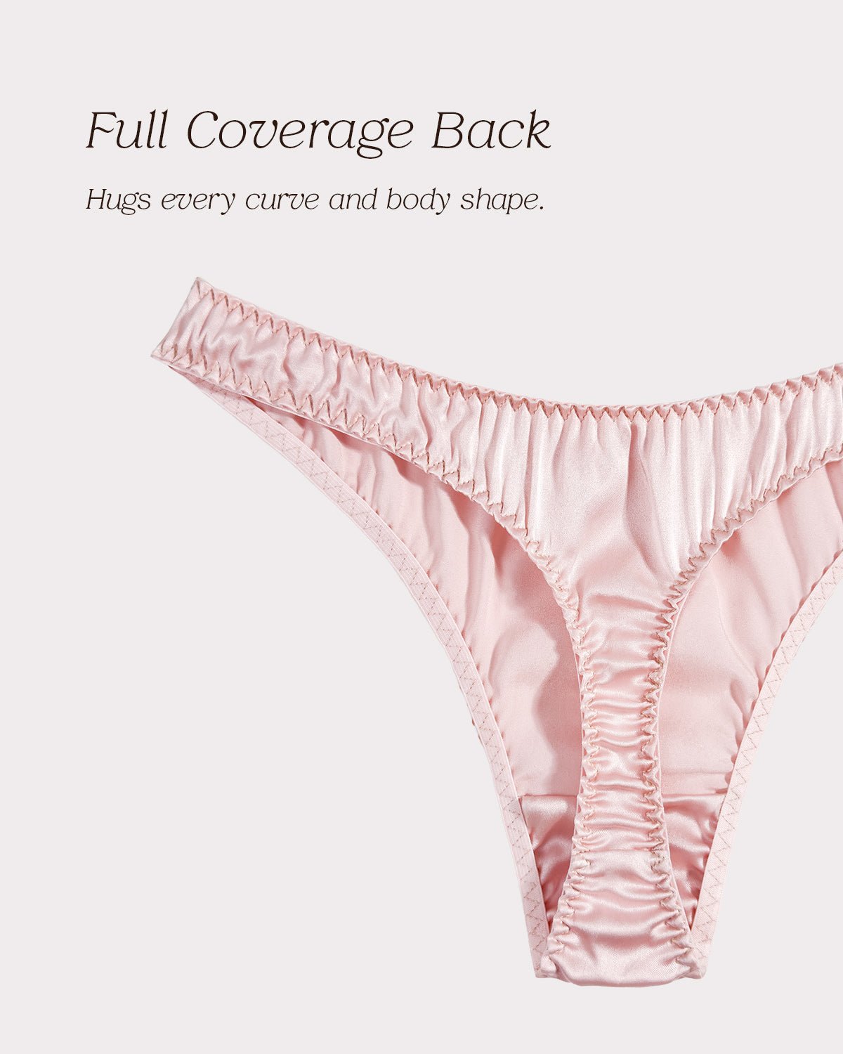 FEELITS Mulberry Silk Low - Rise Basic T - Back Thong Panties – 100% Mulberry Silk Lingerie for Women, Seamless, Comfortable & Elegant - FEELITS