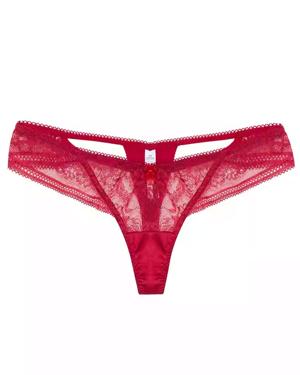 FEELITS Mulberry Silk Low - Rise Lace Thong Panties for Women – Seamless Luxury Lingerie - FEELITS