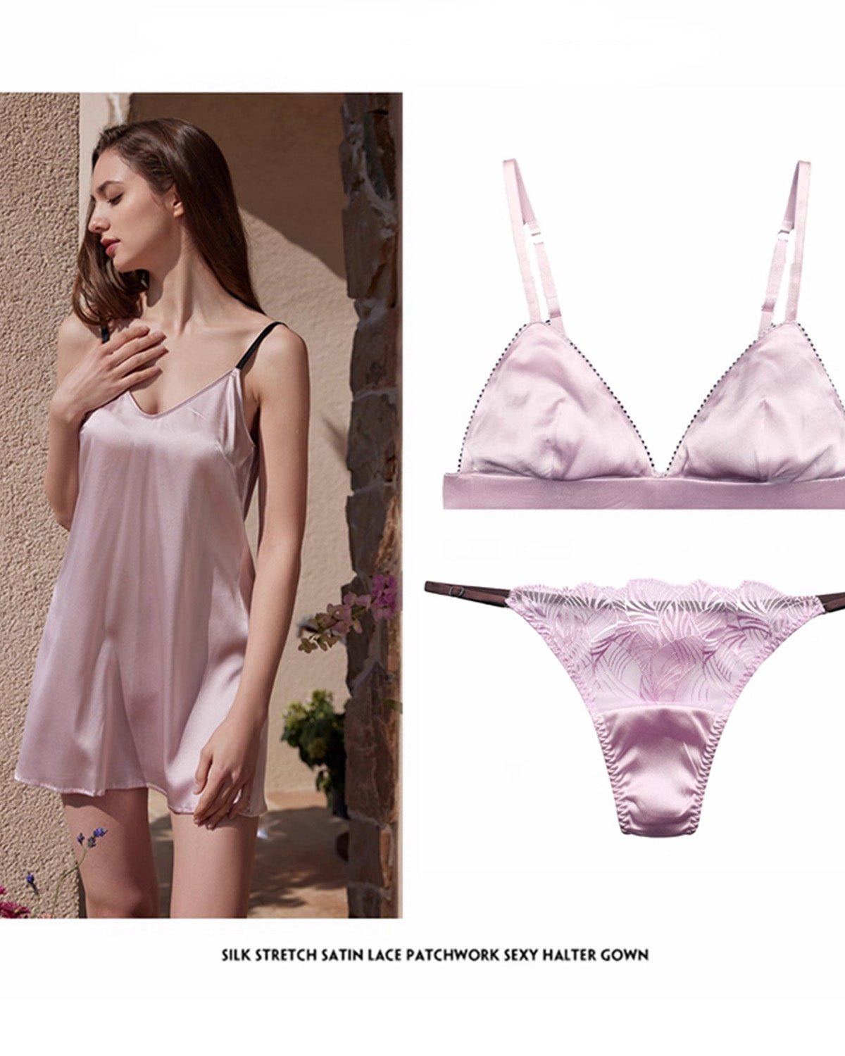 FEELITS Mulberry Silk Sexy Thong – Sheer Lace Temptation - FEELITS