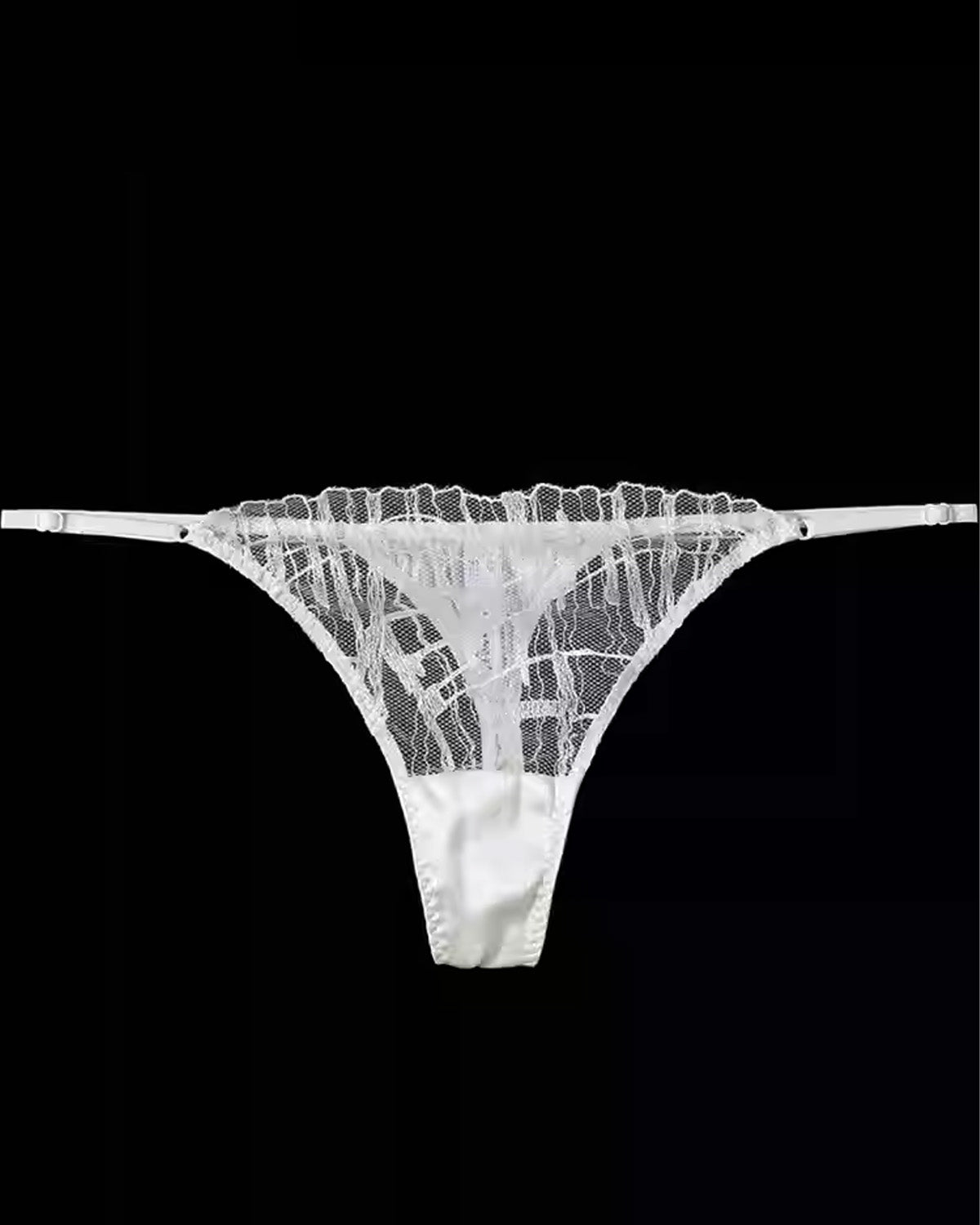 FEELITS Mulberry Silk Thong for Women – Sexy Lace & Seamless Comfort - FEELITS