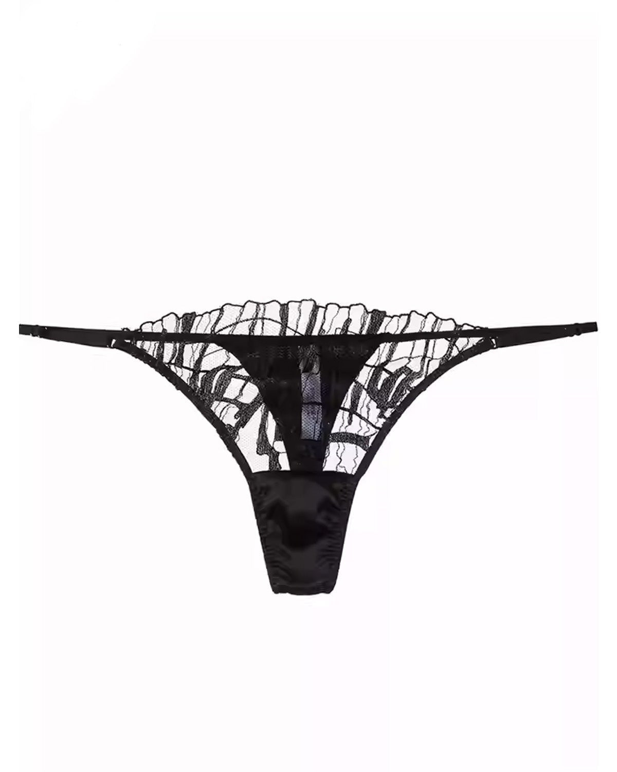 FEELITS Mulberry Silk Thong for Women – Sexy Lace & Seamless Comfort - FEELITS