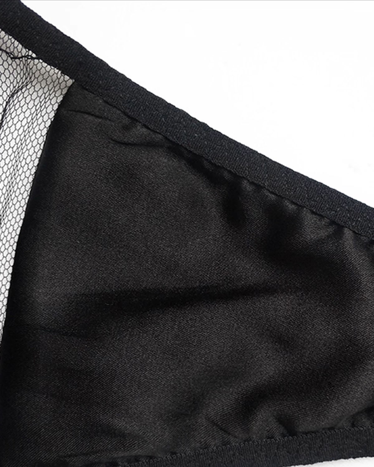 FEELITS Mulberry Silk Thong Panties for Women – Sexy Lace Sheer Temptation - FEELITS