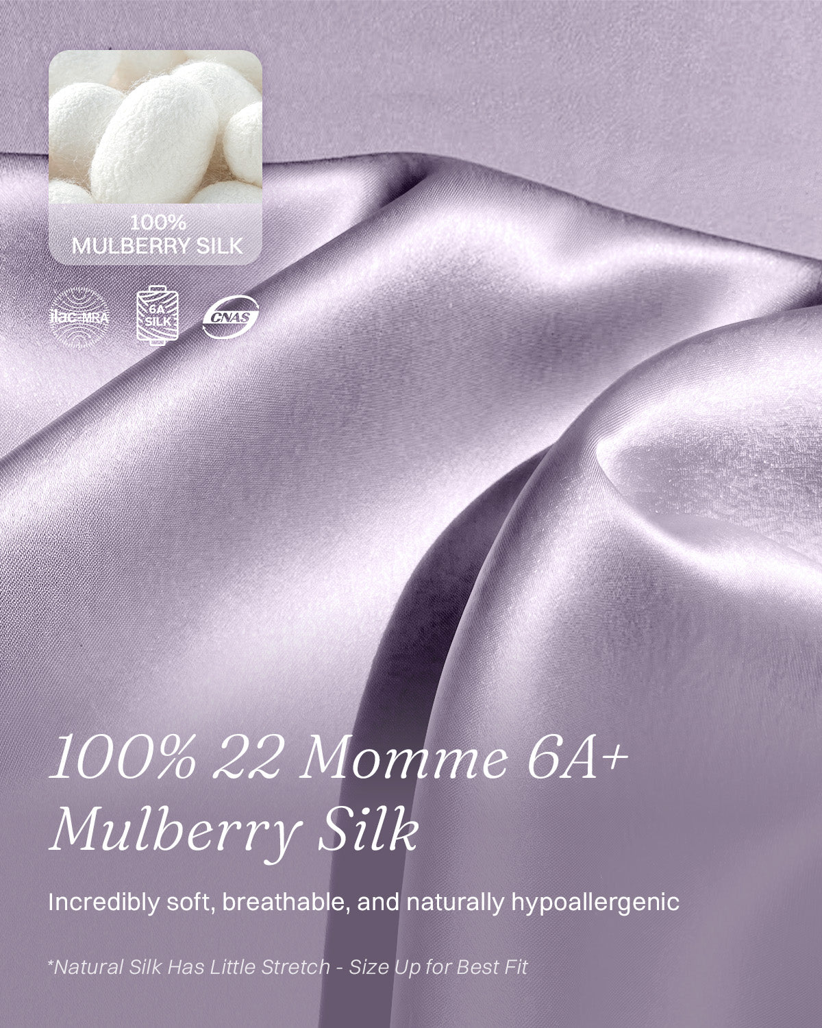 FEELITS NG02 Nachthemd aus Maulbeerseide, 22 Momme – Integrierte Brustpolster & florale Spitze