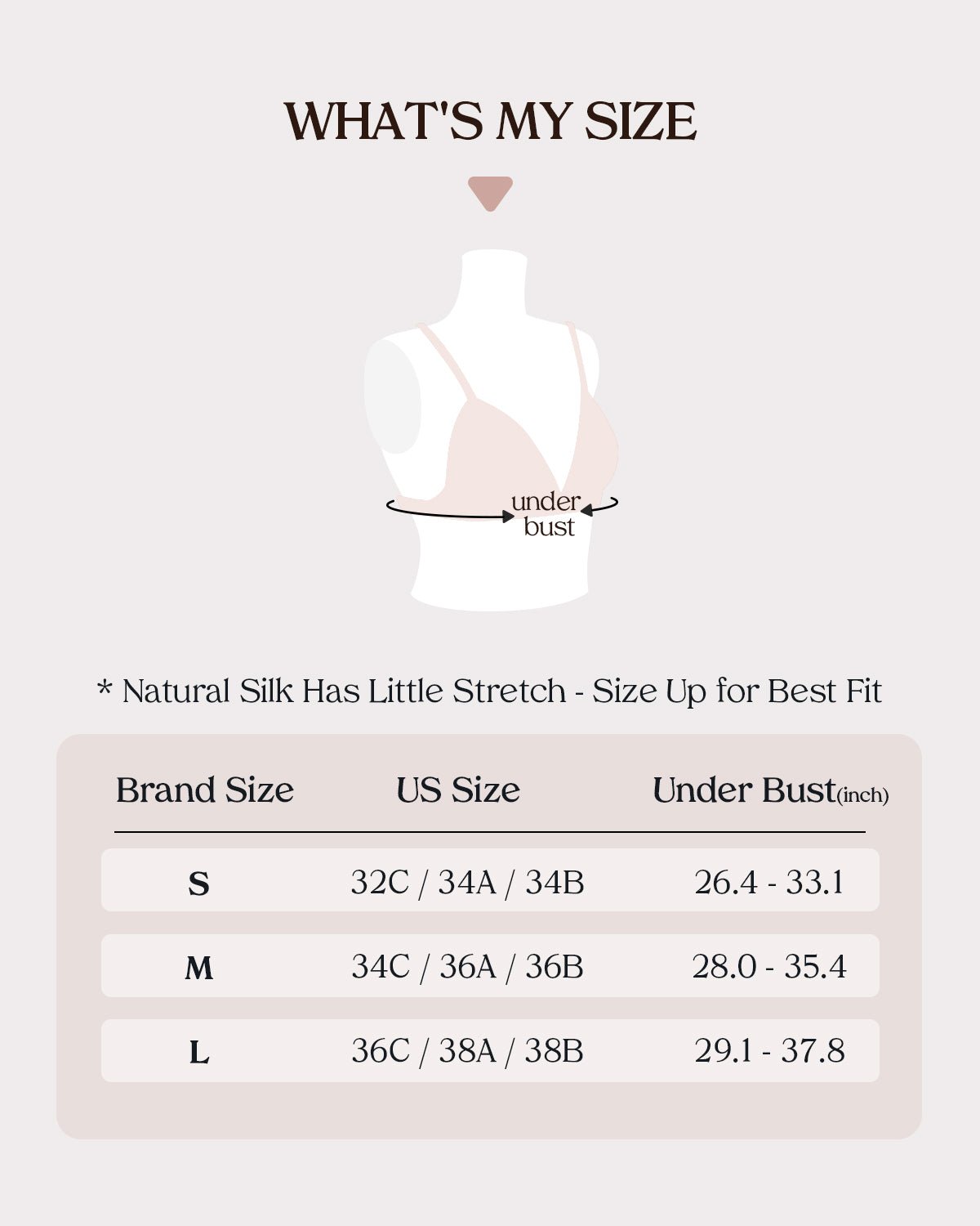 FEELITS Real Mulberry Silk Bralette, Wireless Push - Up 19 Momme Silk Satin Bra with Adjustable Straps - FEELITS
