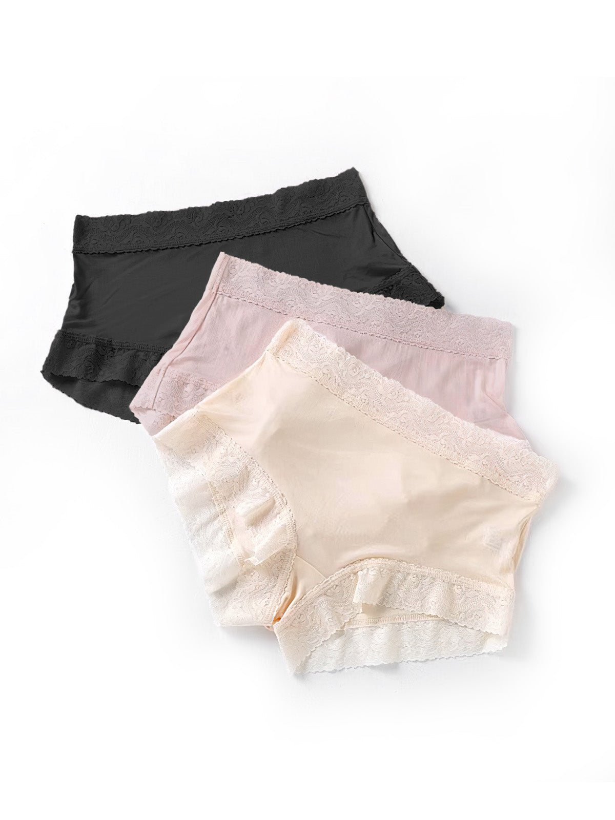 FEELITS Royal Mulberry Silk. Extreme Comfort Mid - Waist Knitted Hipster silk panties For Women - FEELITS