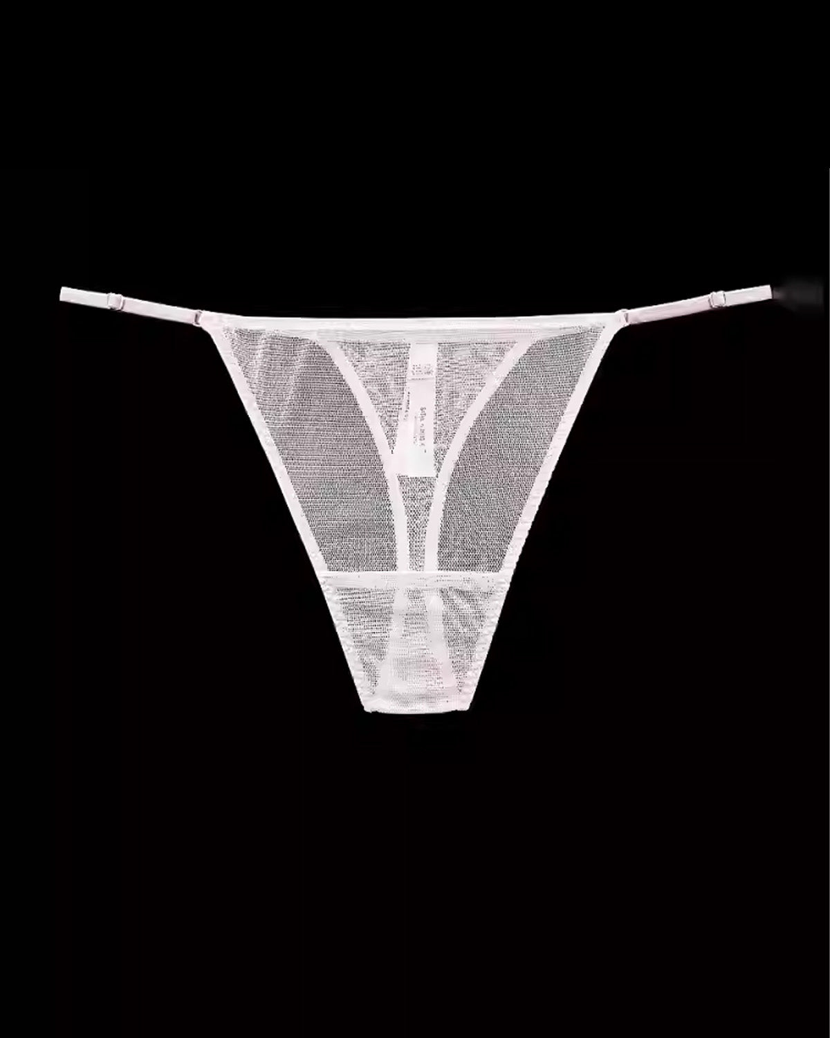 FEELITS Seduction 100% Mulberry Silk Sheer Mesh Thong for Women - FEELITS