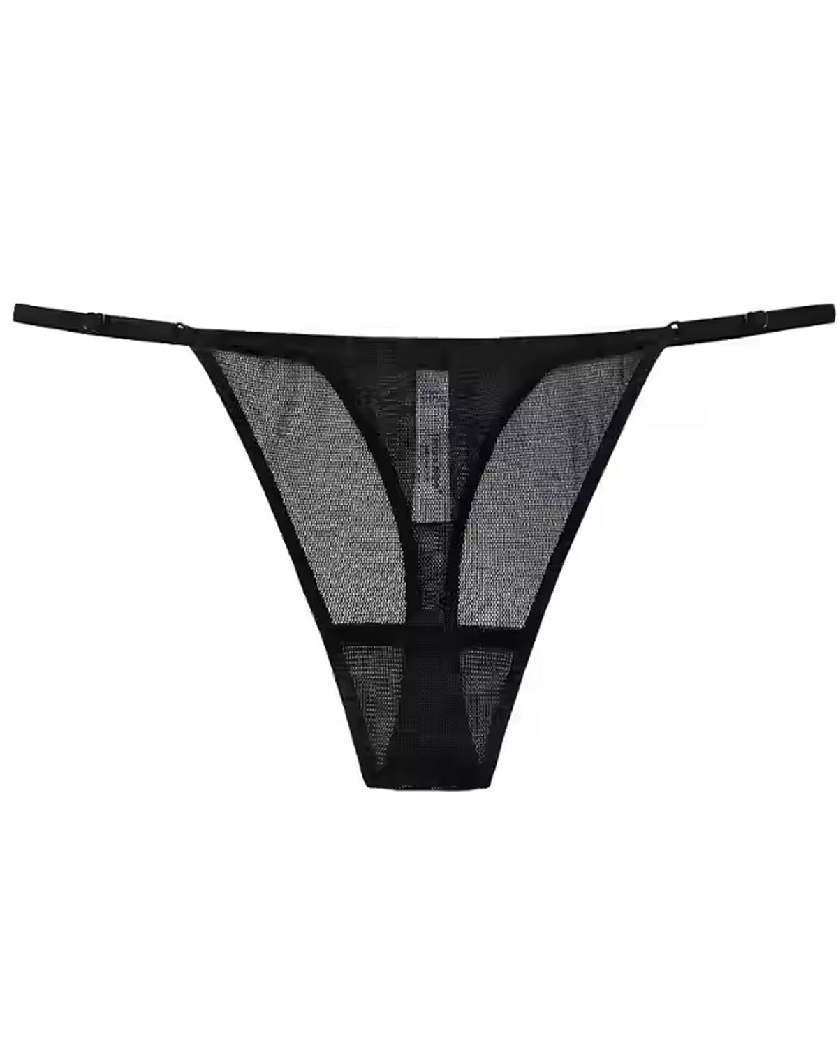 FEELITS Seduction 100% Mulberry Silk Sheer Mesh Thong for Women - FEELITS