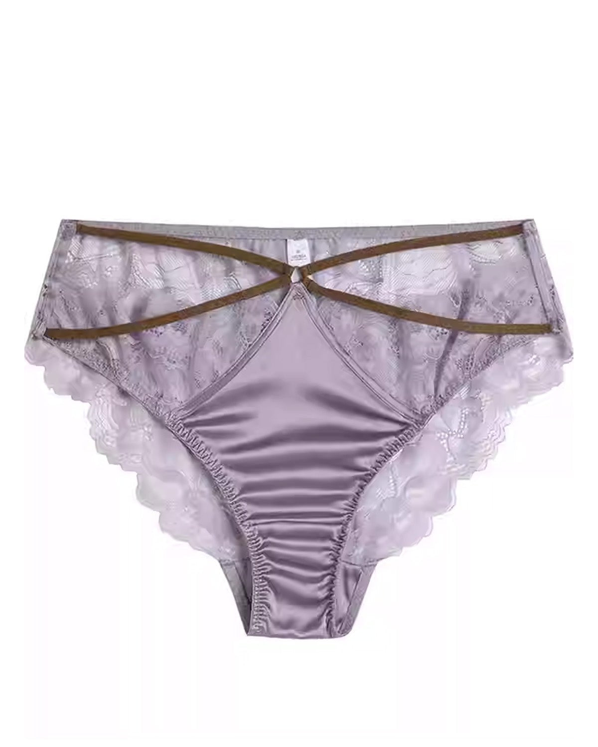 FEELITS Seduction Mulberry Silk and Lace Low - Rise Brief Panties – Luxury Pure Mulberry Silk Lingerie for Women, Sensual, Elegant & Comfortable - FEELITS