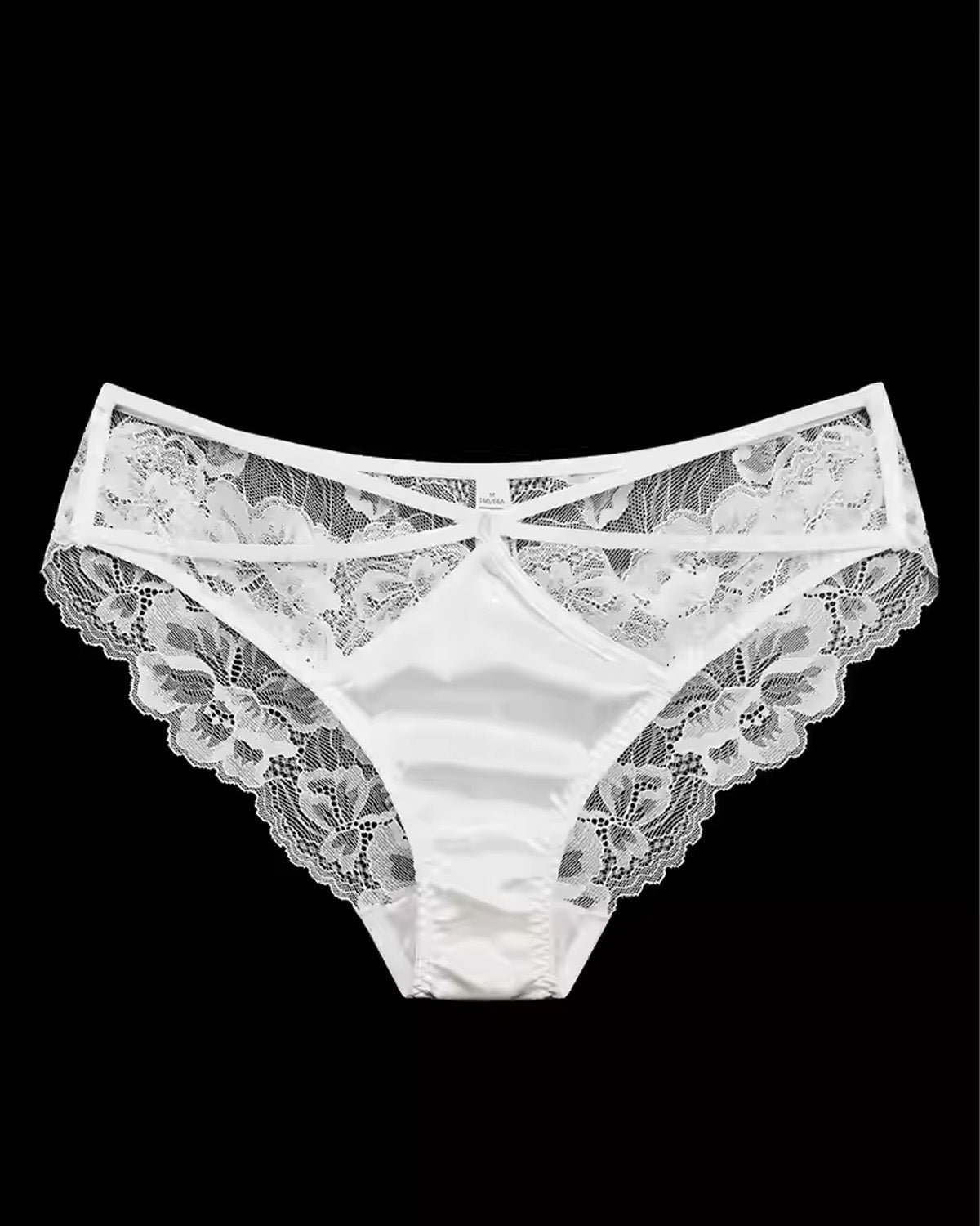 FEELITS Seduction Mulberry Silk and Lace Low - Rise Brief Panties – Luxury Pure Mulberry Silk Lingerie for Women, Sensual, Elegant & Comfortable - FEELITS
