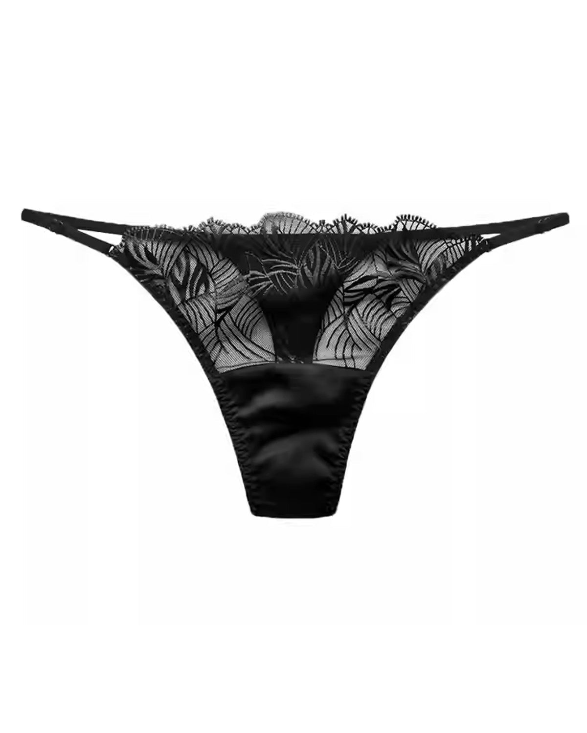 FEELITS Seduction Mulberry Silk Low - Rise T - Back Panties for Women - FEELITS