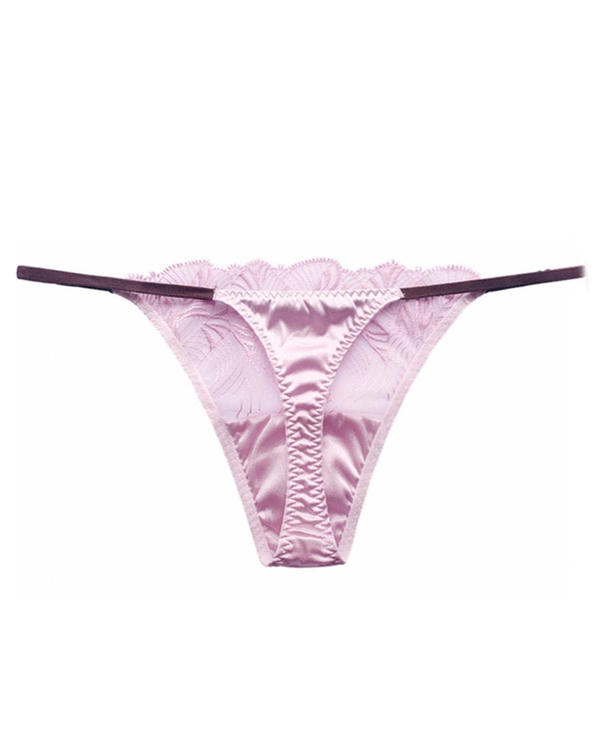 FEELITS Seduction Mulberry Silk Low - Rise T - Back Panties for Women - FEELITS