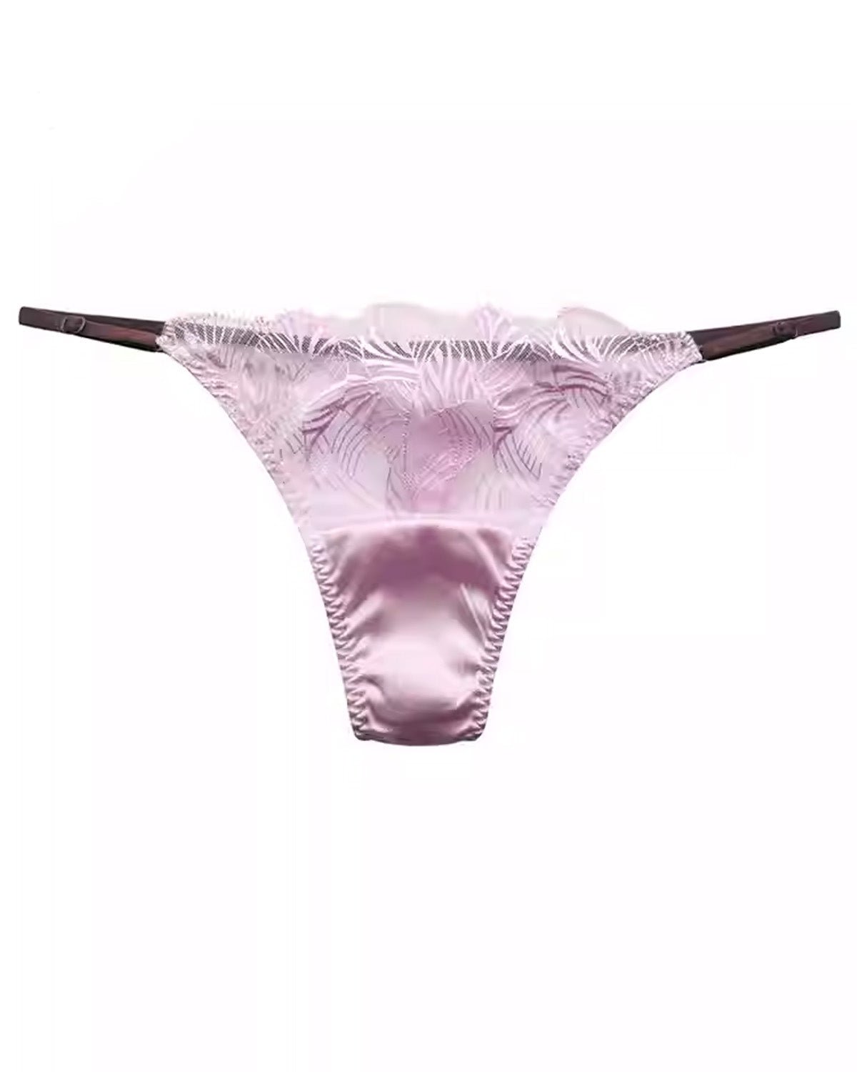 FEELITS Seduction Mulberry Silk Low - Rise T - Back Panties for Women - FEELITS