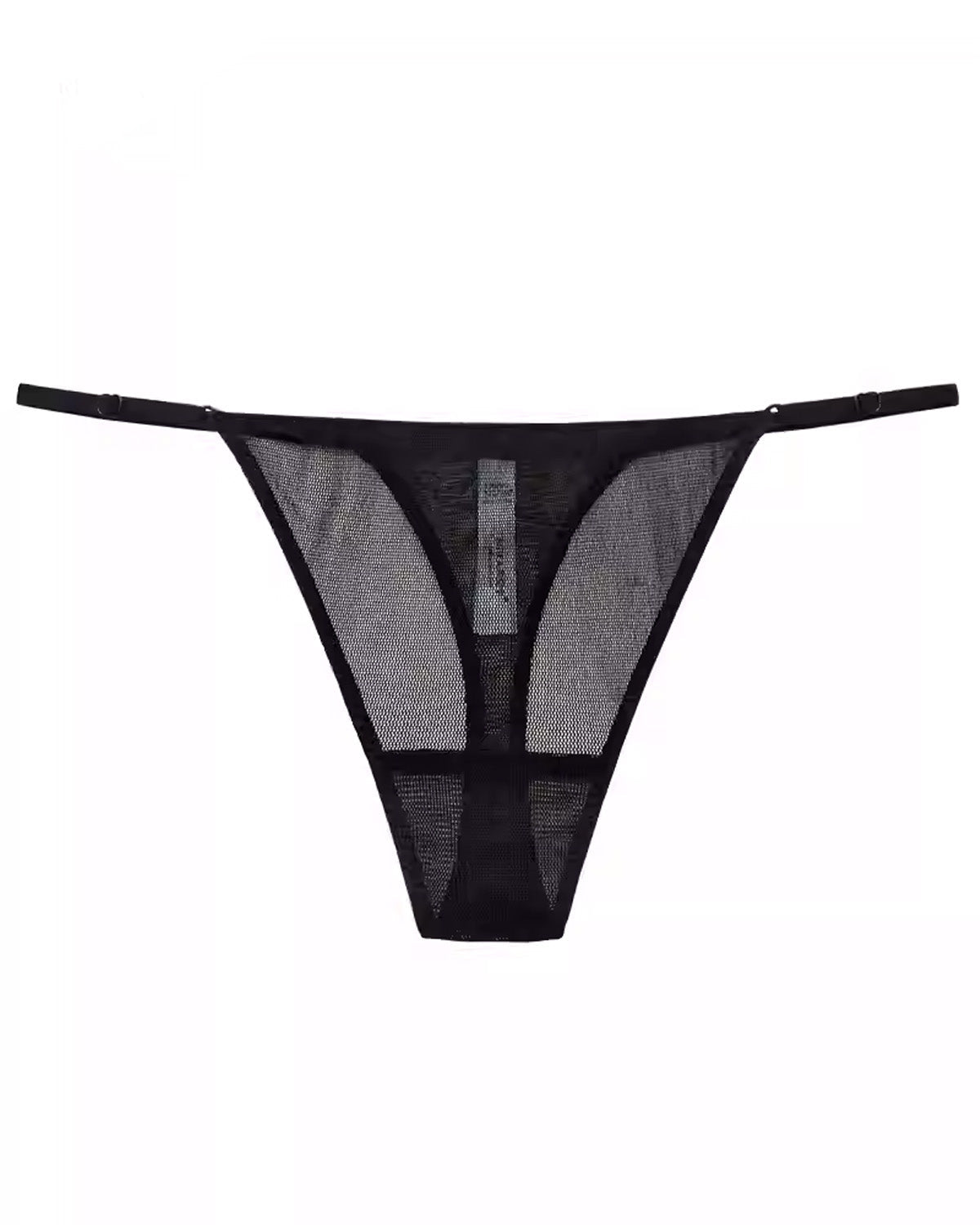 FEELITS Seduction Silk Adjustable Sheer Thong – 100% 6A Mulberry Silk Low - Rise G - String Panties for Women - FEELITS