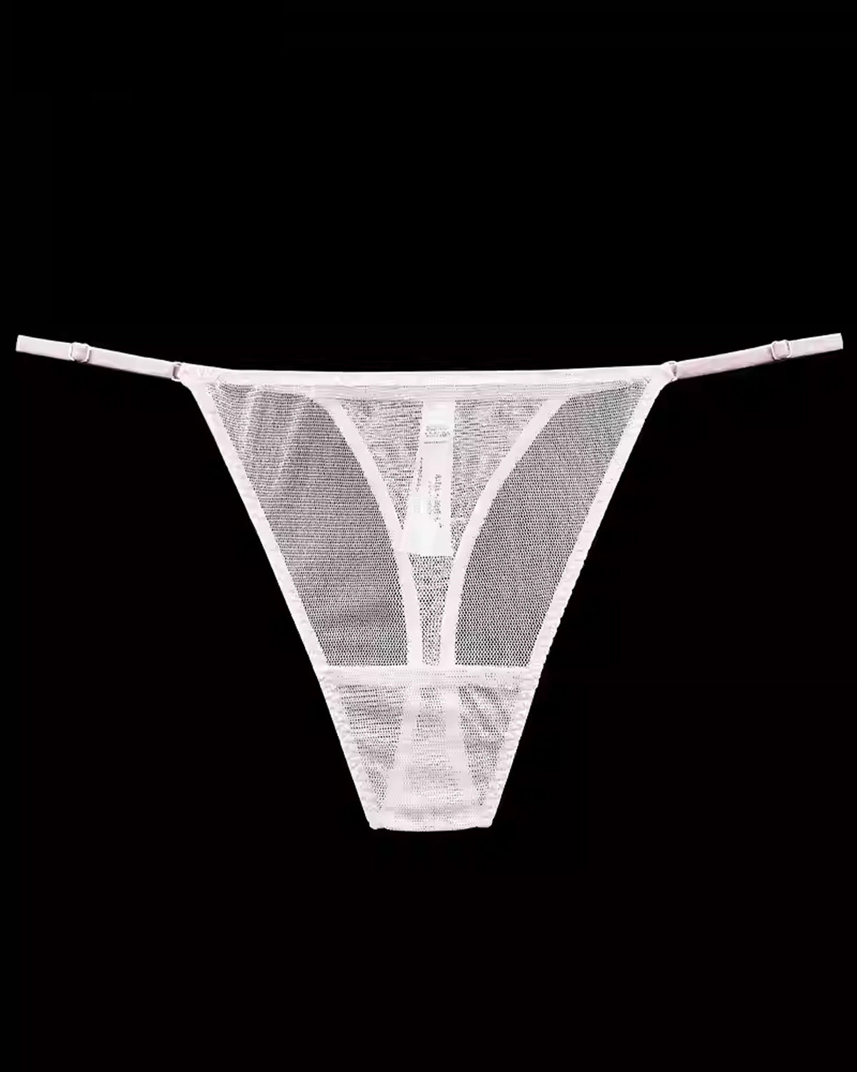 FEELITS Seduction Silk Adjustable Sheer Thong – 100% 6A Mulberry Silk Low - Rise G - String Panties for Women - FEELITS