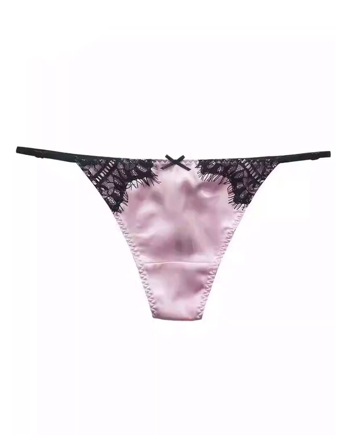 FEELITS Seduction Silk Lace Thong – 6A Mulberry Silk G - String Panties for Women - FEELITS