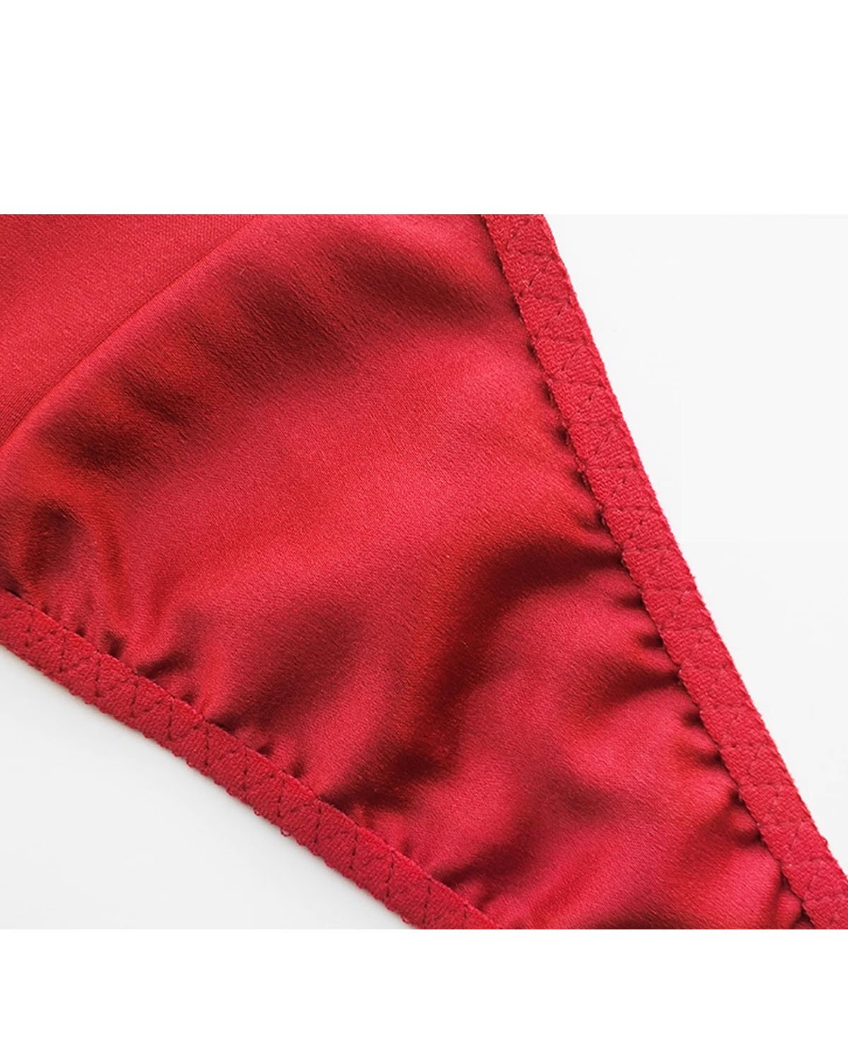 Feelits Seduction Silk Mid - Rise Thong Panties for Women – Adjustable Waist, Luxurious Mulberry Silk & Lace - FEELITS