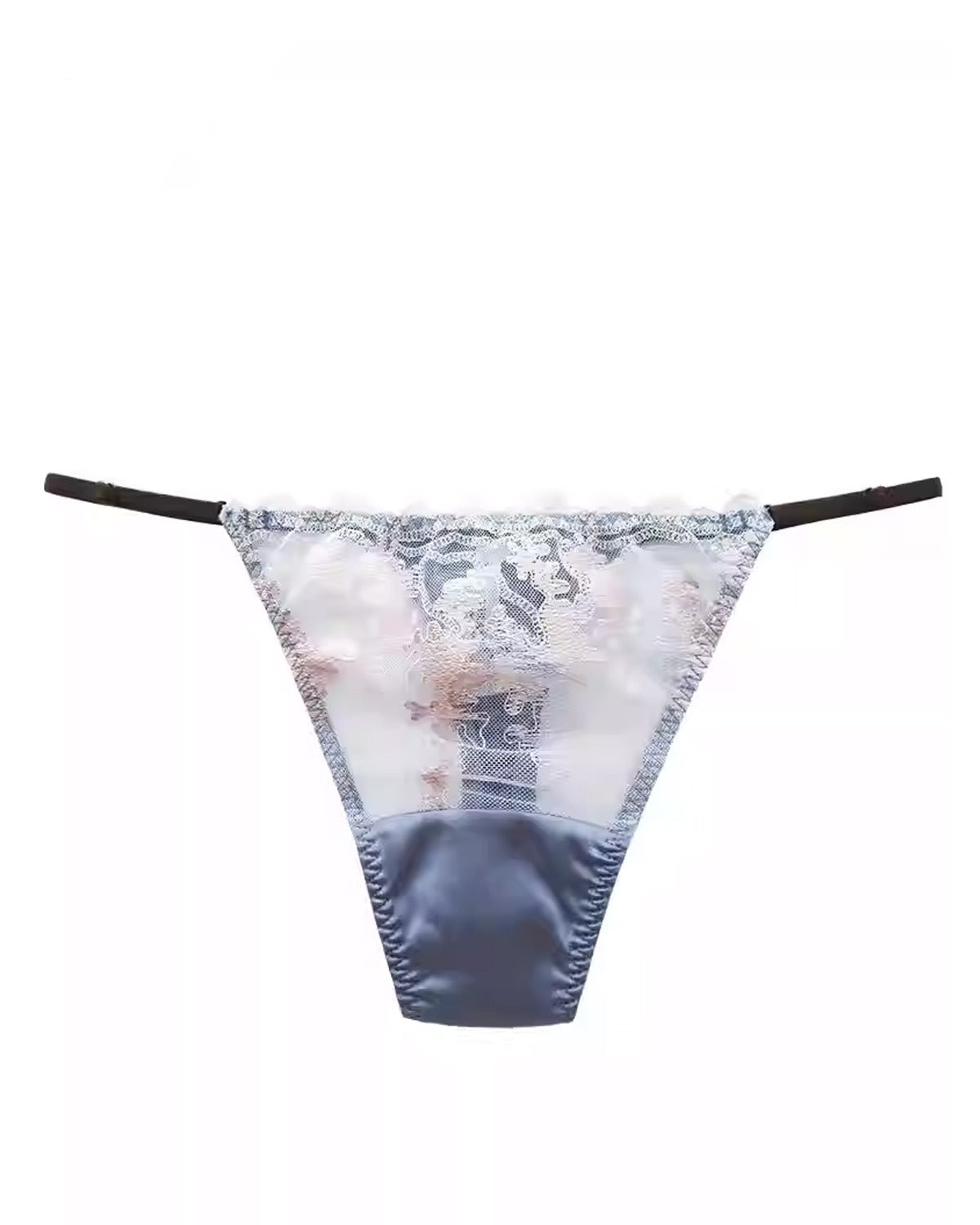 FEELITS Seduction Silk Sheer Lace T - Back Panties for Women - FEELITS