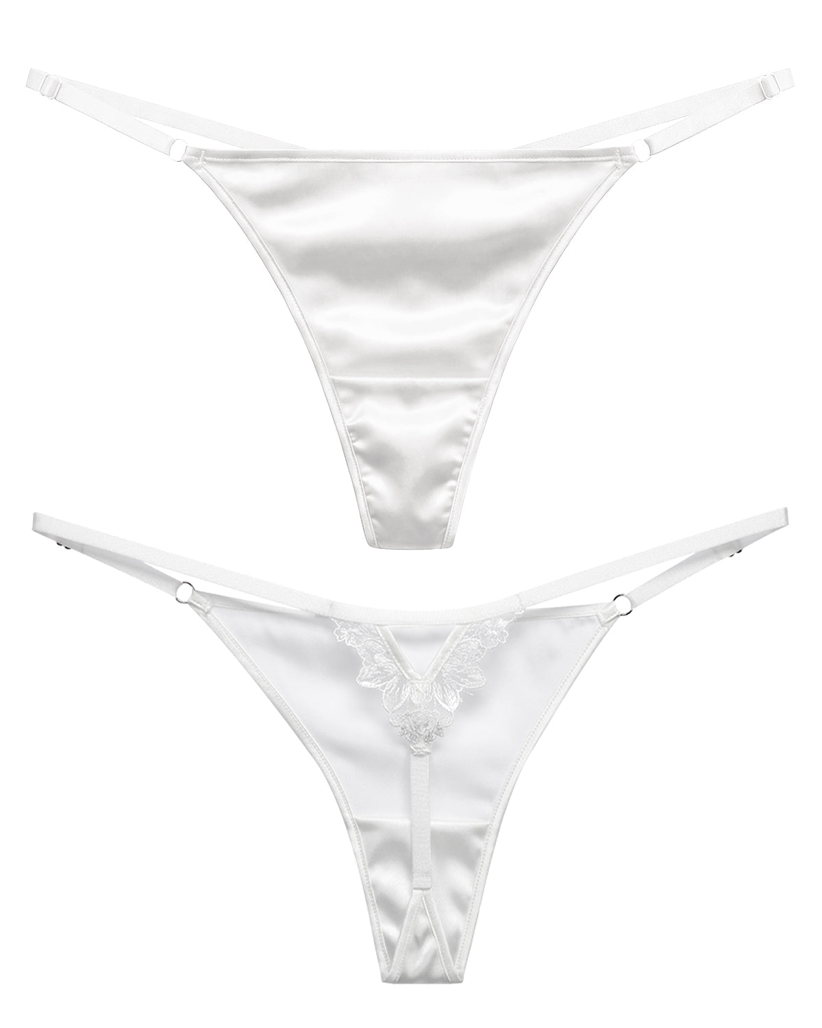 FEELITS Seduction Silk Smooth Mid - Rise T - Back Thong Panties – 100% Luxury Mulberry Silk Lingerie for Women, Seamless, Sensual & Elegant - FEELITS