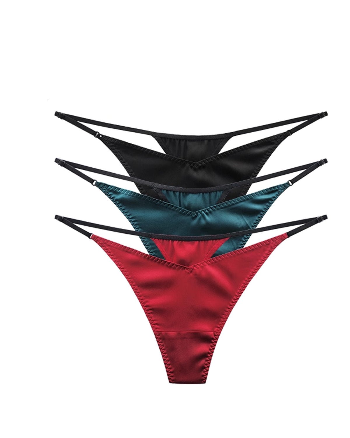 FEELITS Seduction Silk Smooth Mid - Rise T - Back Thong Panties – Luxury Mulberry Silk Lingerie for Women, Seamless, Sensual & Elegant - FEELITS
