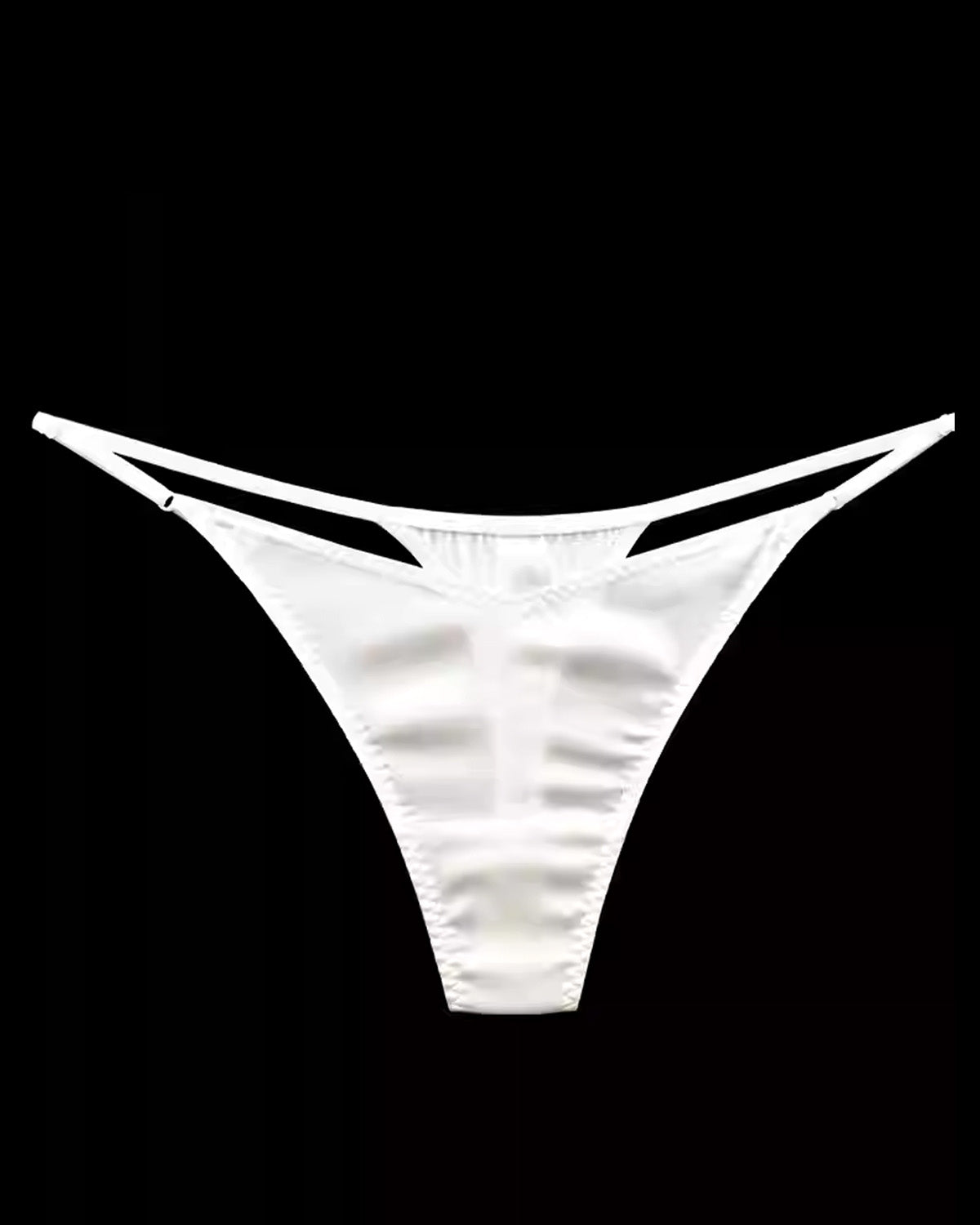 FEELITS Seduction Silk Smooth Mid - Rise T - Back Thong Panties – Luxury Mulberry Silk Lingerie for Women, Seamless, Sensual & Elegant - FEELITS