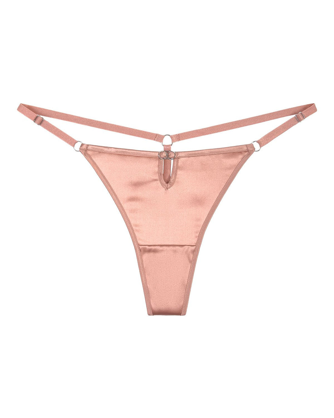 TH07 Low-Rise Silk G-String Thong | 100% 6A Mulberry Silk | FEELITS