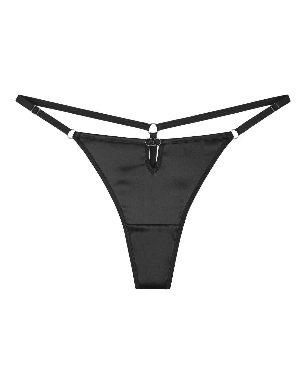 FEELITS Seduction Silk Thong – Low - Rise Luxury 100% Mulberry Silk Silk G - String Panties for Women - FEELITS