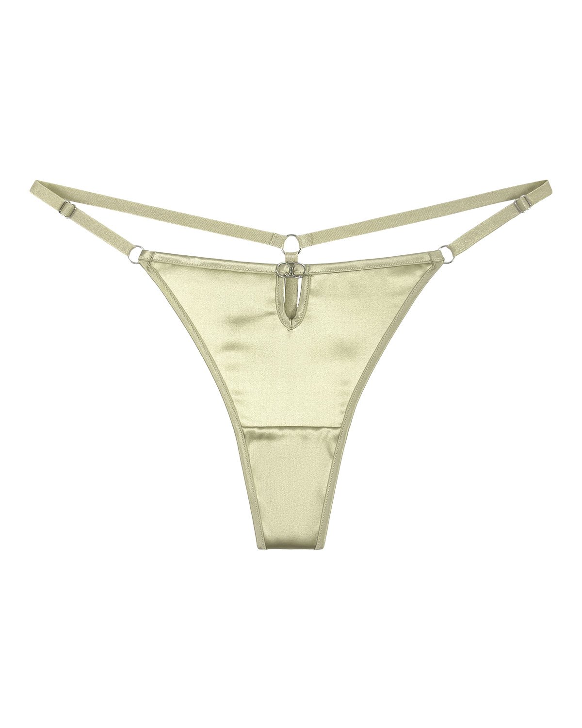 FEELITS Seduction Silk Thong – Low - Rise Luxury 100% Mulberry Silk Silk G - String Panties for Women - FEELITS