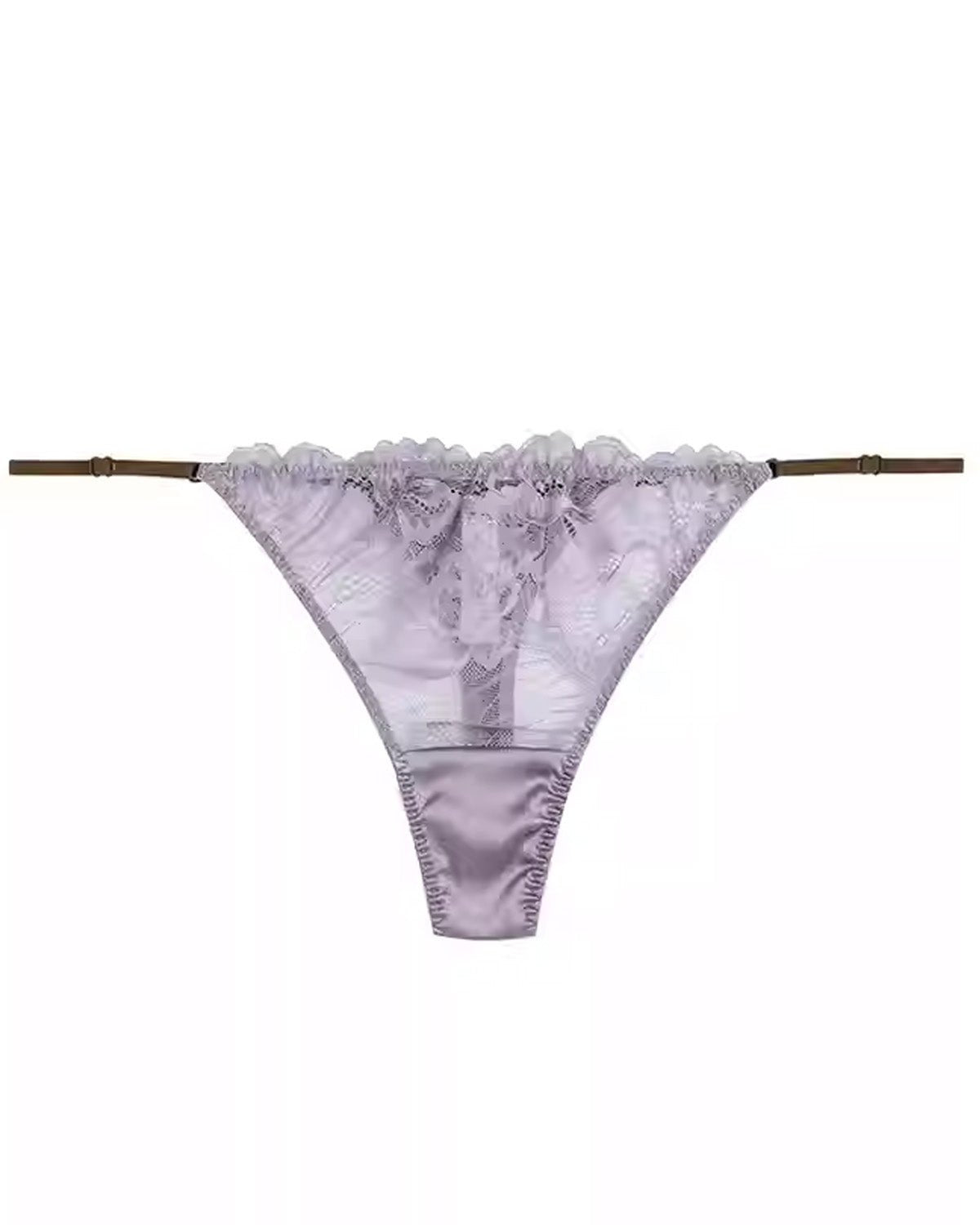 FEELITS Sexey Mulberry Silk Low - Rise Silk Thong Panties for Women - FEELITS