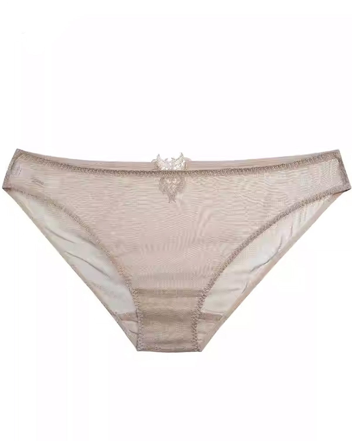 FEELITS Silk & Lace Brief Panties – 100% Mulberry Silk, Sheer Sexy Lingerie, Seamless Women’s Panties - FEELITS