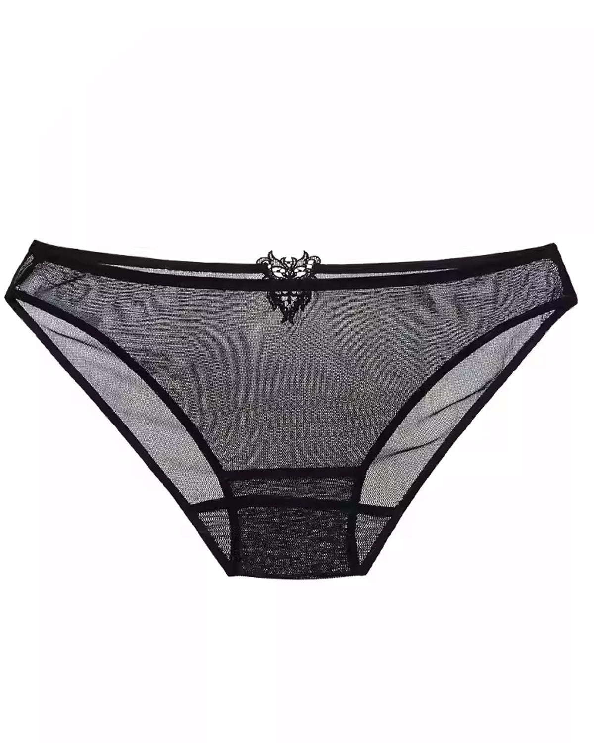 FEELITS Silk & Lace Brief Panties – 100% Mulberry Silk, Sheer Sexy Lingerie, Seamless Women’s Panties - FEELITS