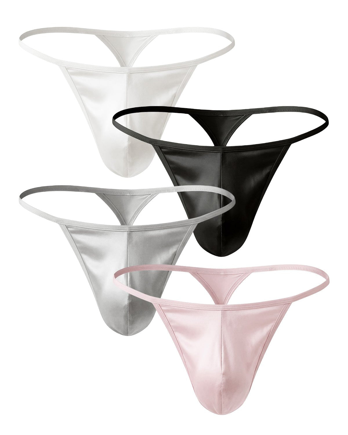 FEELITS THM01 Men’s Mulberry Silk T-Back Thong – Ultra-Soft, Breathable & Quick-Dry - FEELITS