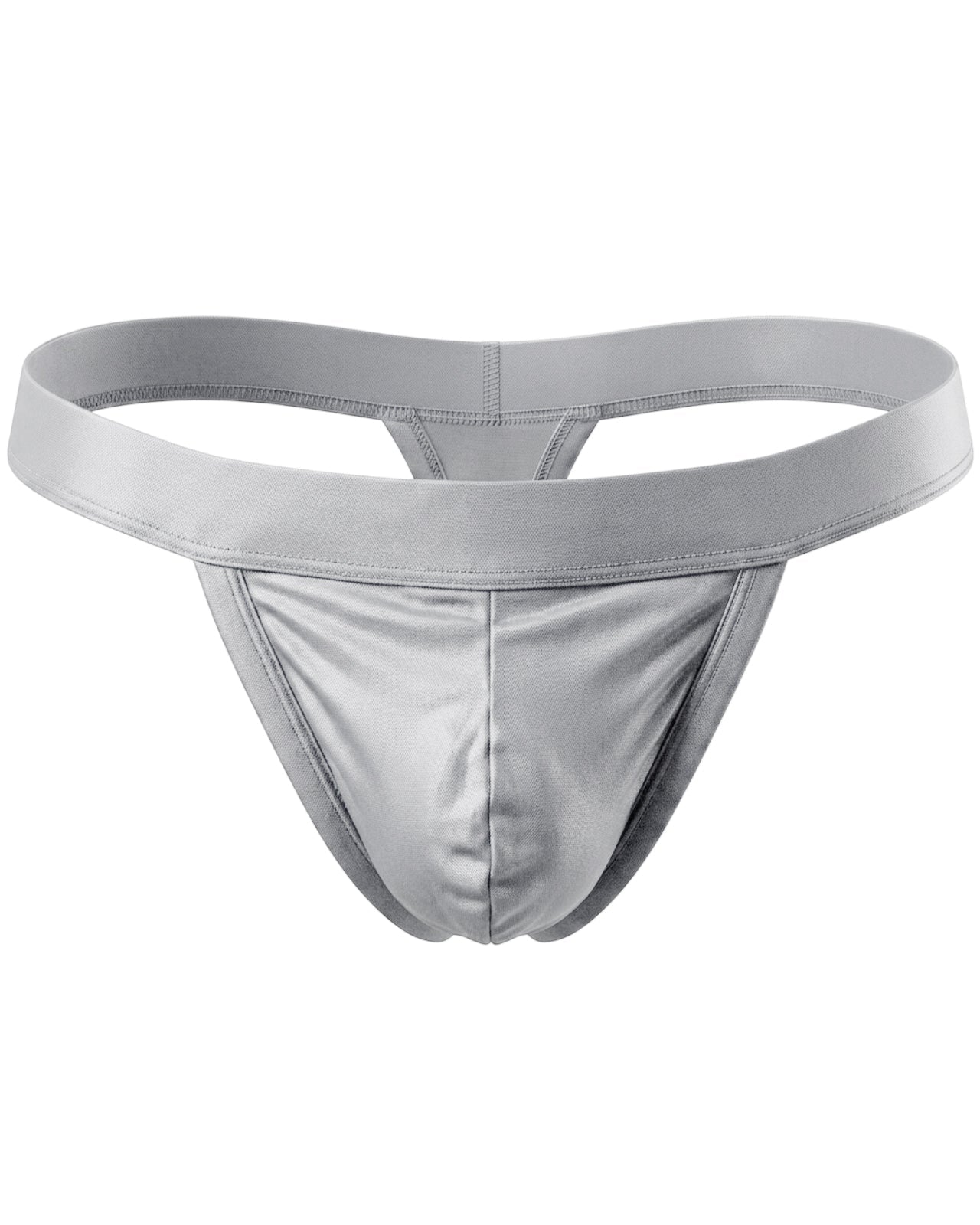 FEELITS THM03 Men's Mulberry Silk T-Back Thong – Double-Layer Pouch, Soft & Breathable - FEELITS