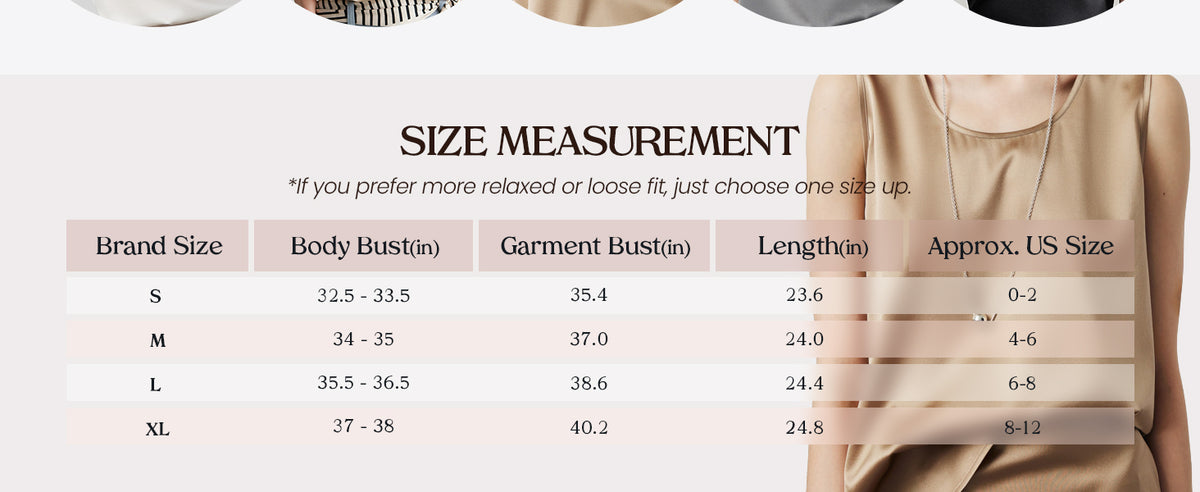 FEELITS TK01 size guide