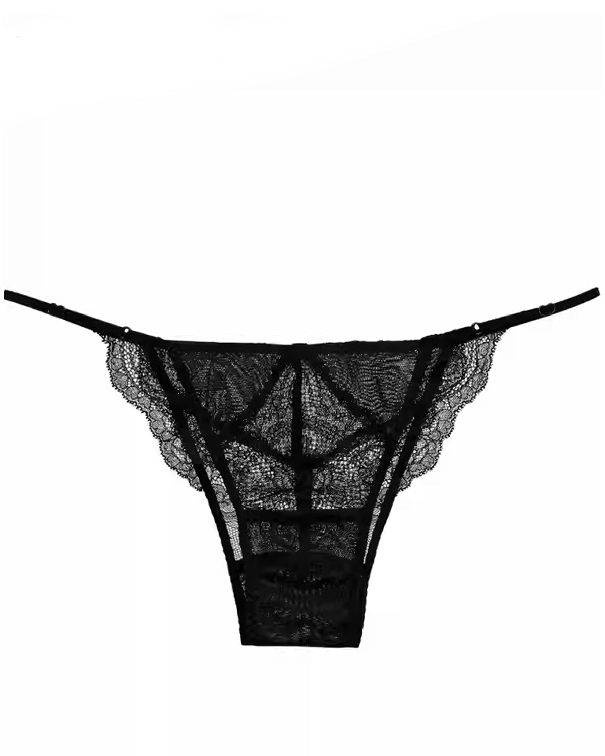 FEELITS Women’s 100% Mulberry Silk Bikini Panties – Sheer Mesh & Lace, Low - Rise Seamless Sexy Underwear - FEELITS